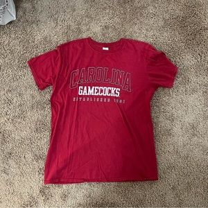 Red university of South Carolina t shirt
